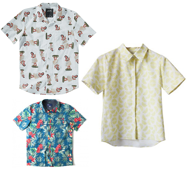 chemises hawaiennes